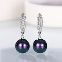 1 Pair Elegant Retro Geometric Copper Drop Earrings main image 5