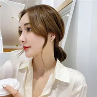 1 Pair Simple Style Geometric Copper Zircon Earrings main image 5