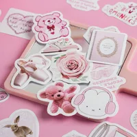1 Set Animal Letter Learning School Graduation Paper Cartoon Style Cute Simple Style Stickers main image 4