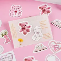 1 Set Animal Letter Learning School Graduation Paper Cartoon Style Cute Simple Style Stickers main image 3