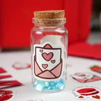1 Set Letter Heart Shape Rose Daily Valentine'S Day Paper Cartoon Style Stickers main image 8