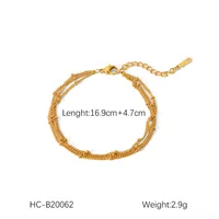 Simple Style Geometric 304 Stainless Steel Plating 18K Gold Plated Women's Bracelets sku image 9