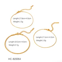 Simple Style Geometric 304 Stainless Steel Plating 18K Gold Plated Women's Bracelets sku image 22
