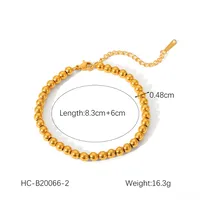 Simple Style Geometric 304 Stainless Steel Plating 18K Gold Plated Women's Bracelets sku image 16