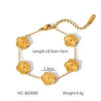 Simple Style Geometric 304 Stainless Steel Plating 18K Gold Plated Women's Bracelets sku image 19