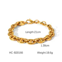 Simple Style Geometric 304 Stainless Steel Plating 18K Gold Plated Women's Bracelets sku image 25