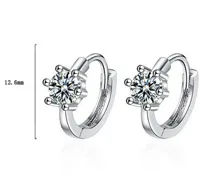 1 Pair Simple Style Geometric Copper Zircon Earrings main image 2