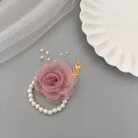 Bridesmaid Wrist Flower Bride Wedding Sisters Group Handed Flower Wedding Mori Style Beautiful Super Fairy Bracelet Wedding Supplies 5429 sku image 36