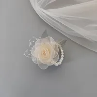 Bridesmaid Wrist Flower Bride Wedding Sisters Group Handed Flower Wedding Mori Style Beautiful Super Fairy Bracelet Wedding Supplies 5429 sku image 1