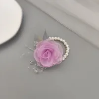 Bridesmaid Wrist Flower Bride Wedding Sisters Group Handed Flower Wedding Mori Style Beautiful Super Fairy Bracelet Wedding Supplies 5429 sku image 17