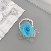 Bridesmaid Wrist Flower Bride Wedding Sisters Group Handed Flower Wedding Mori Style Beautiful Super Fairy Bracelet Wedding Supplies 5429 sku image 19