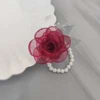 Bridesmaid Wrist Flower Bride Wedding Sisters Group Handed Flower Wedding Mori Style Beautiful Super Fairy Bracelet Wedding Supplies 5429 sku image 22