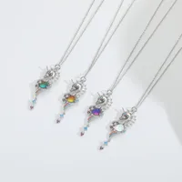 Hawaiian Animal Copper Zircon 14K Gold Plated Women's Pendant Necklace main image 3