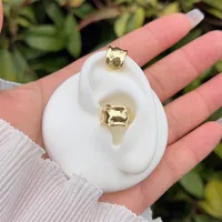 1 Pair Simple Style Classic Style Geometric Inlay Copper Zircon 18K Gold Plated Ear Cuffs main image 5
