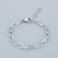 Simple Style Oval 304 Stainless Steel 18K Gold Plated Unisex Bracelets main image 6