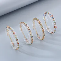 IG Style Geometric 304 Stainless Steel 18K Gold Plated Unisex Bracelets main image 3