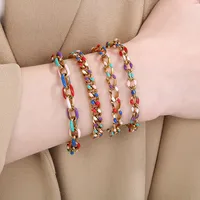 IG Style Geometric 304 Stainless Steel 18K Gold Plated Unisex Bracelets main image 7