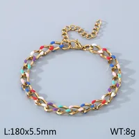 IG Style Geometric 304 Stainless Steel 18K Gold Plated Unisex Bracelets sku image 2