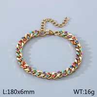 IG Style Geometric 304 Stainless Steel 18K Gold Plated Unisex Bracelets sku image 1