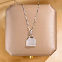 Elegant Four Leaf Clover Heart Shape Butterfly Titanium Steel Copper Plating Zircon Women's Pendant Necklace sku image 14