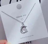 Elegant Four Leaf Clover Heart Shape Butterfly Titanium Steel Copper Plating Zircon Women's Pendant Necklace sku image 17