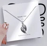 Elegant Four Leaf Clover Heart Shape Butterfly Titanium Steel Copper Plating Zircon Women's Pendant Necklace sku image 44