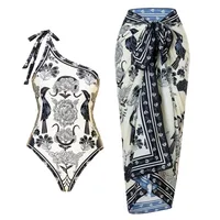 Women's Sexy Bohemian 2 Pieces Set One Piece Swimwear main image 3