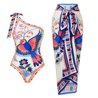 Women's Sexy Bohemian 2 Pieces Set One Piece Swimwear main image 4