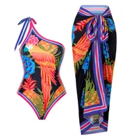 Women's Sexy Bohemian 2 Pieces Set One Piece Swimwear main image 5
