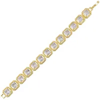 Elegant Luxurious Shiny Geometric Copper Plating Inlay Zircon 18K Gold Plated Women's Bracelets main image 5