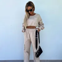 Casual Daily Women's Sexy Simple Style Solid Color Cotton Blend Pants Sets Shorts Sets sku image 4