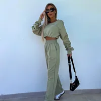 Casual Daily Women's Sexy Simple Style Solid Color Cotton Blend Pants Sets Shorts Sets sku image 13
