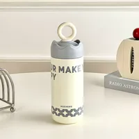 Casual Letter 201 Stainless Steel 304 Stainless Steel Thermos Cup 1 Piece sku image 2