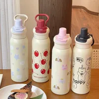 Cute Animal Cartoon 304 Stainless Steel 316 Stainless Steel  PP Thermos Cup 1 Piece main image 1