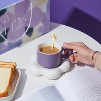 Casual Solid Color Ceramics Mug 1 Piece main image 2