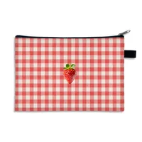 Cute Basic Plaid Fruit Polyester main image 4