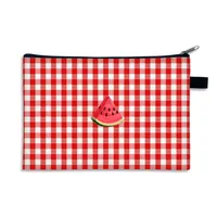 Cute Basic Plaid Fruit Polyester sku image 7