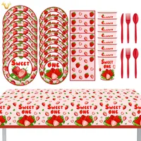 Cute Letter Strawberry PE PS Paper Artificial Decorations main image 1