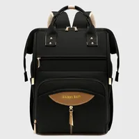 Portable Baby Diaper Bag  Large Capacity Out-of-Home Storage Bag Independent Milk Warehouse Multi-Compartment Mummy Backpack sku image 10