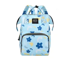 Mummy Bag  New Stylish And Lightweight Multifunctional Baby Bag Backpack Large Capacity Breastmilk Storage Mummy Backpack sku image 2