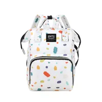 Mummy Bag  New Stylish And Lightweight Multifunctional Baby Bag Backpack Large Capacity Breastmilk Storage Mummy Backpack sku image 5