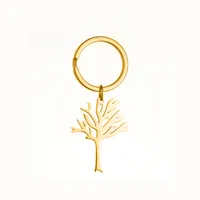 Simple Style Commute Life Tree 304 Stainless Steel Bag Pendant Keychain main image 4