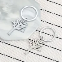 Simple Style Commute Life Tree 304 Stainless Steel Bag Pendant Keychain main image 2