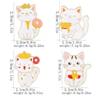 Cartoon Style Cute Cartoon Cat Alloy Plating Women's Brooches main image 2