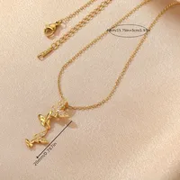 Casual Elegant Shiny Butterfly 316 Stainless Steel  Unisex Pendant Necklace main image 2