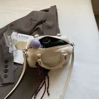 Women's Pu Leather Solid Color Classic Style Streetwear Bucket Zipper Handbag Crossbody Bag main image 9