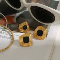 Modern Style Geometric 304 Stainless Steel Women's Rings Earrings main image 1