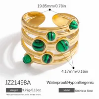 Vintage Style Simple Style Irregular 304 Stainless Steel Women's Rings main image 3