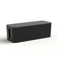 Wire Storage Box Socket Patch Panel Cable Box Desktop Finishing Cable Box Wooden Power Strip Power Strip Storage Box sku image 9