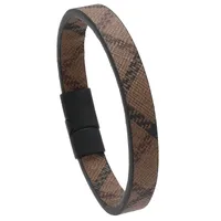 Simple Fashion European And American Style Bracelet Foreign Trade Printed Pattern Stripe Magnetic Buckle Bracelet  Factory Direct Sales main image 5